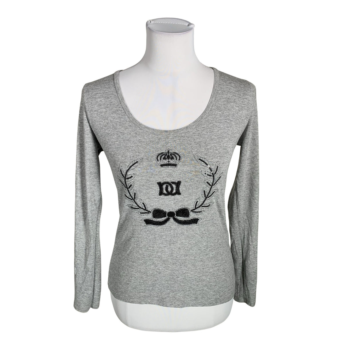 Unisex Ella Lu - Trikotaažist pluus, suurus 40 - Hall (1)