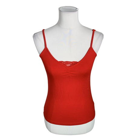 Unisex Ril's - Trikotaažist topp, suurus 40 - Punane ()