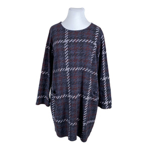 Unisex New Collection - Trikotaažist kleit, suurus 44 - Sinine (1)