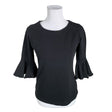 Unisex NOSH - Trikotaažist pluus, suurus 34 - Must ()