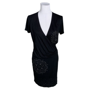 Unisex Desigual - Trikotaažist kleit, suurus 38 - Must (1)