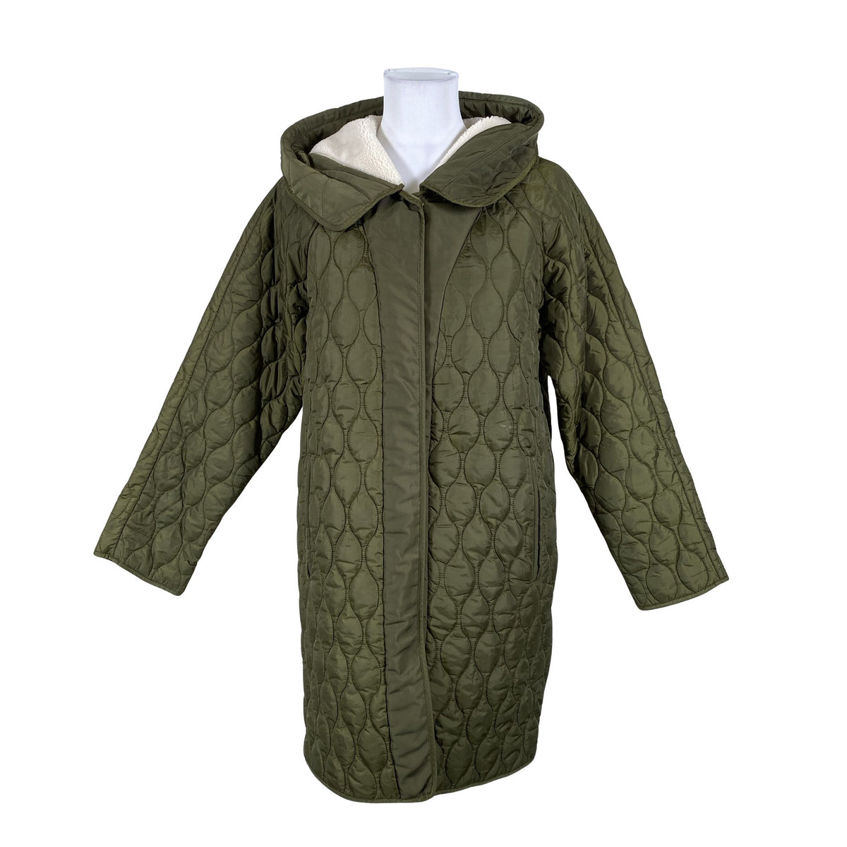 Unisex Pinko - Tepitud jope, suurus 36 - Roheline (1)