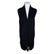 Unisex Julie Bélanger - Kootud vest, suurus 36 - Must ()