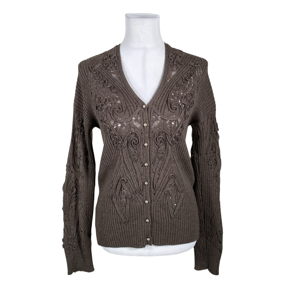Unisex Jean Paul Gaultier - Kardigan, suurus 38 - Pruun (1)