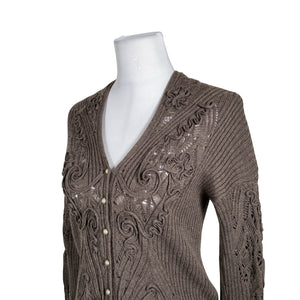 Unisex Jean Paul Gaultier - Kardigan, suurus 38 - Pruun (2)
