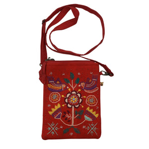 Unisex Handmade - Õlakott, suurus Mini - Punane (1)