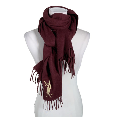 Unisex Yves Saint Laurent - Õhuke sall, suurus Midi - Lilla ()
