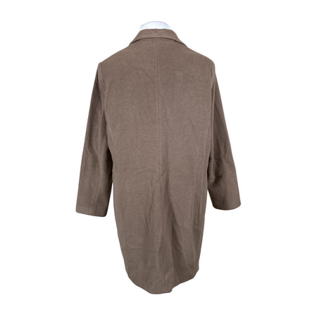 Unisex Fiorella Rubino - Villane mantel, suurus 44 - Pruun (2)