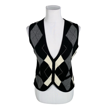 Unisex Gant - Kootud vest, suurus 38 - Must ()