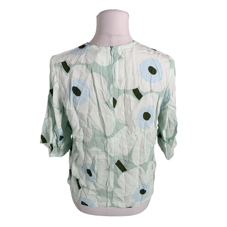 Unisex Marimekko - Lühikeste käistega pluus, suurus 38 - Roheline (2)