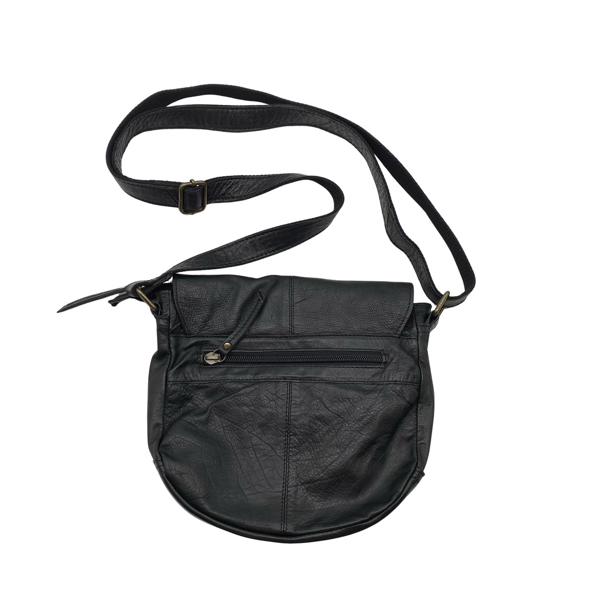 Unisex Gusti Leder - Õlakott, suurus Midi - Must (2)