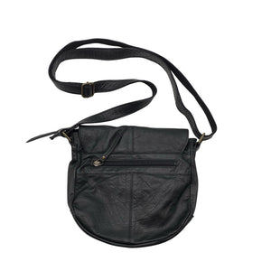 Unisex Gusti Leder - Õlakott, suurus Midi - Must (2)