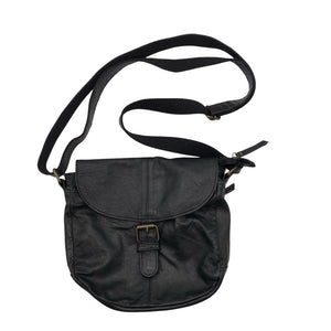 Unisex Gusti Leder - Õlakott, suurus Midi - Must (1)