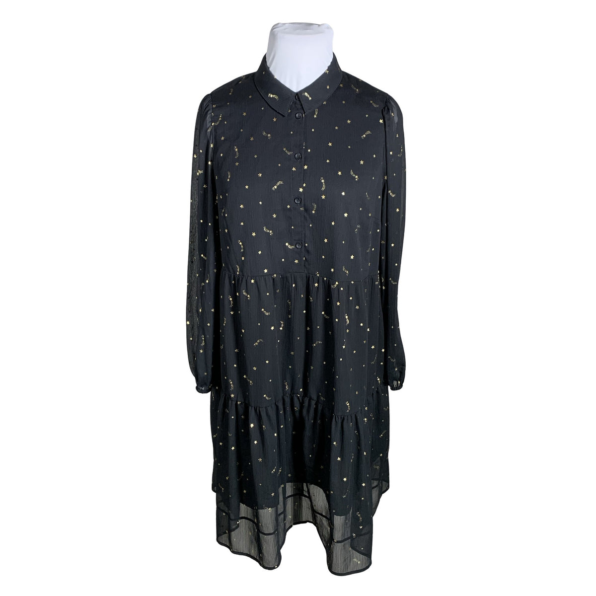 Unisex Marks&Spencer - Õhuke kleit, suurus 46 - Must (1)