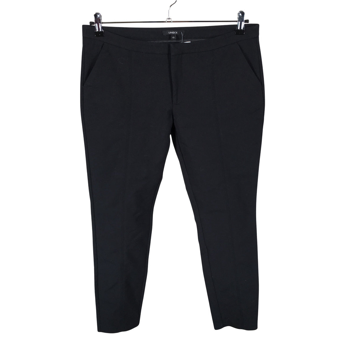 Unisex Lindex - Mittevenivad püksid, suurus 42 - Must (1)