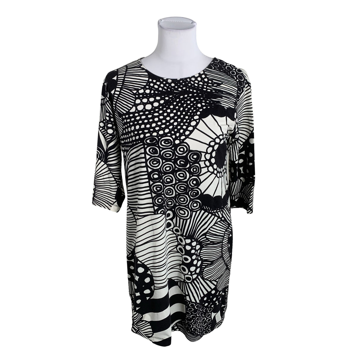 Unisex Marimekko - Trikotaažist kleit, suurus 38 - Must (1)