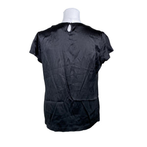 Unisex Ril's - Lühikeste käistega pluus, suurus 38 - Must (2)
