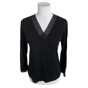 Unisex Esprit - Trikotaažist pluus, suurus 38 - Must (1)