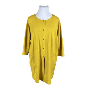 Unisex Nanso - Kardigan, suurus 42 - Kollane (1)