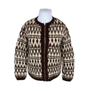 Unisex Handmade - Kardigan, suurus 42 - Pruun (1)