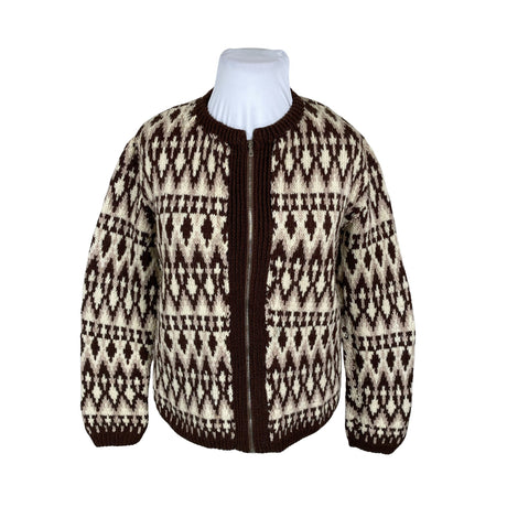 Unisex Handmade - Kardigan, suurus 42 - Pruun ()