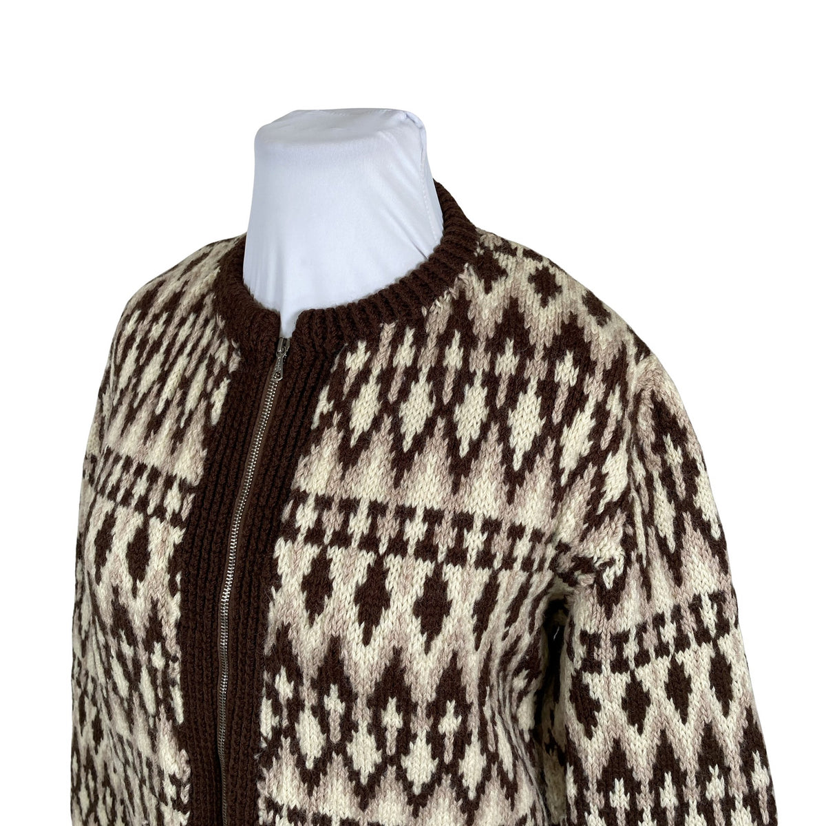 Unisex Handmade - Kardigan, suurus 42 - Pruun (3)