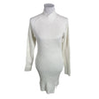 Unisex Bardot - Kootud kleit, suurus 40 - Valge ()