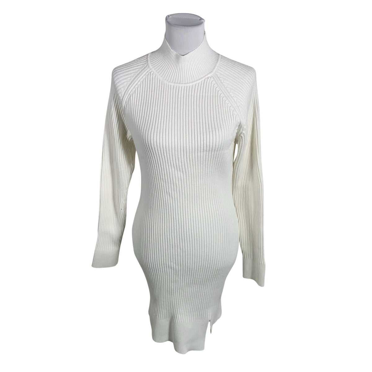 Unisex Bardot - Kootud kleit, suurus 40 - Valge (1)