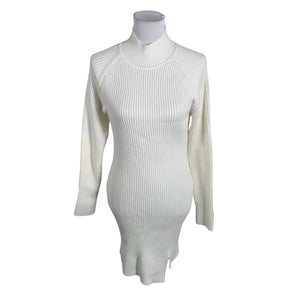 Unisex Bardot - Kootud kleit, suurus 40 - Valge (1)