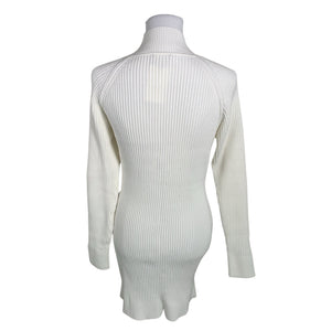 Unisex Bardot - Kootud kleit, suurus 40 - Valge (2)