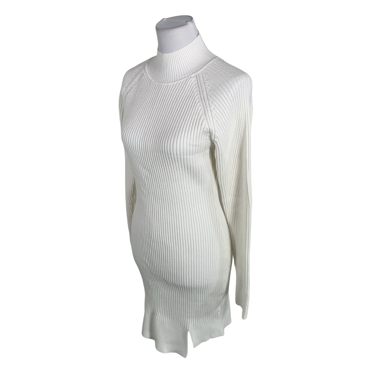 Unisex Bardot - Kootud kleit, suurus 40 - Valge (3)