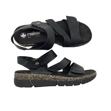 Unisex Rieker - Rihmikud, suurus 41 - Must ()