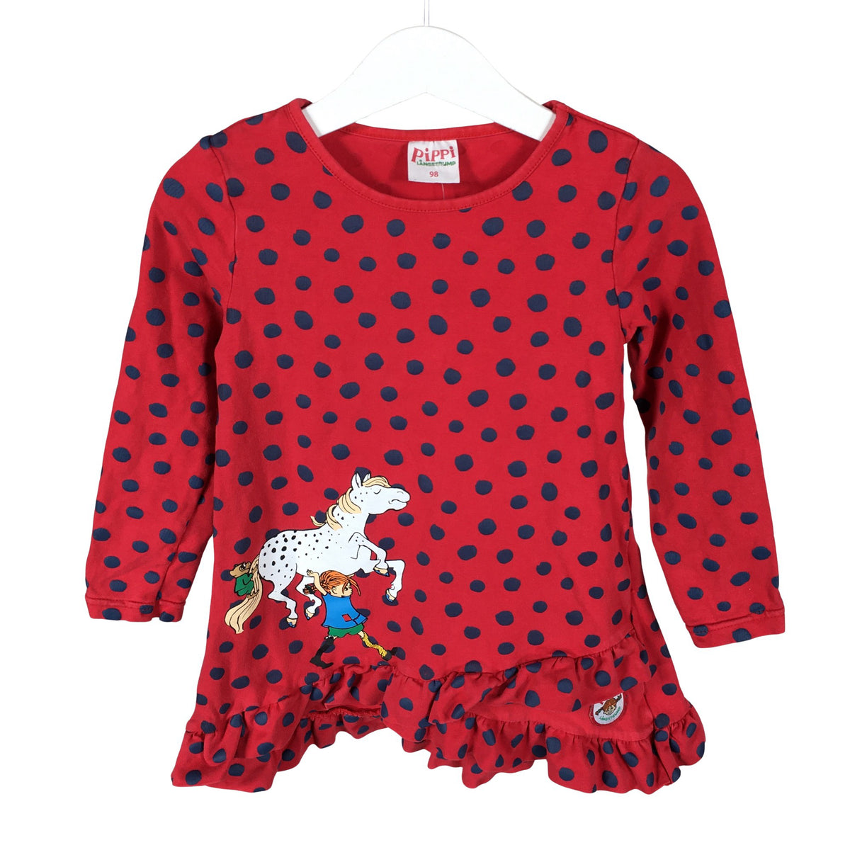 Unisex Martinex - Trikotaažist kleit, suurus 92 - 98 - Punane (1)