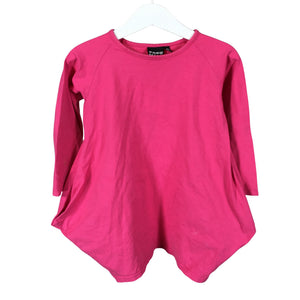 Unisex Papu - Trikotaažist kleit, suurus 98 - 104 - Roosa (1)