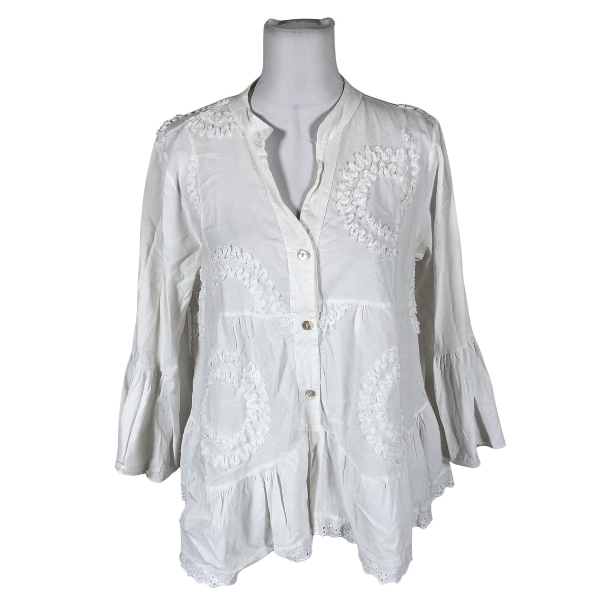 Unisex Culture - Pluus, suurus 40 - Valge (1)