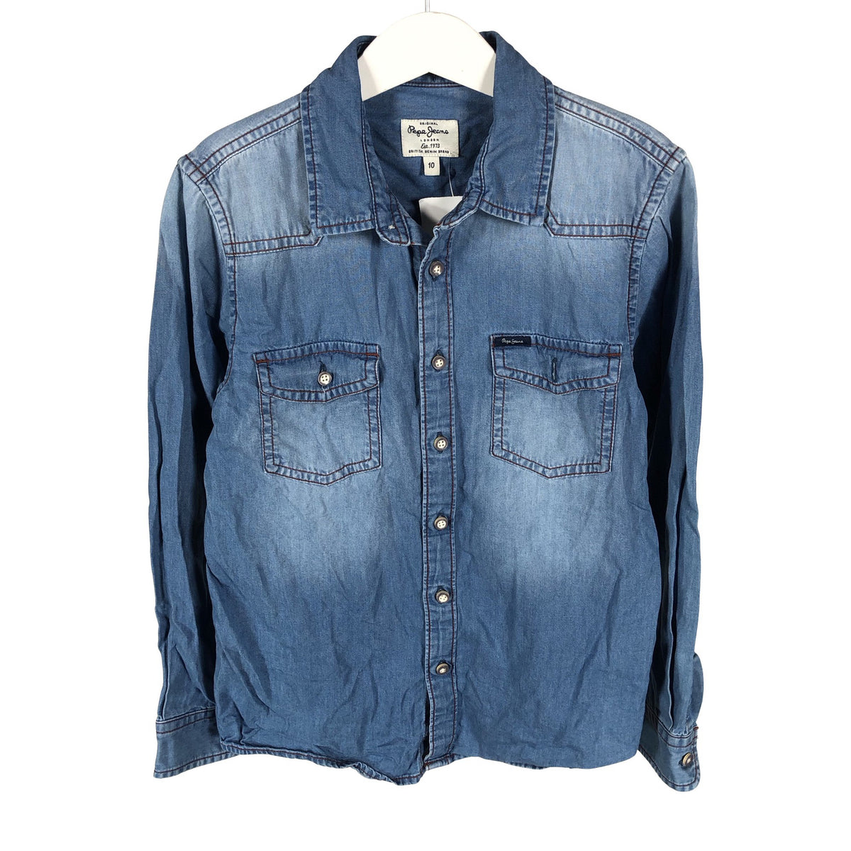 Unisex Pepe Jeans - Teksasärk, suurus 134 - 140 - Sinine (1)