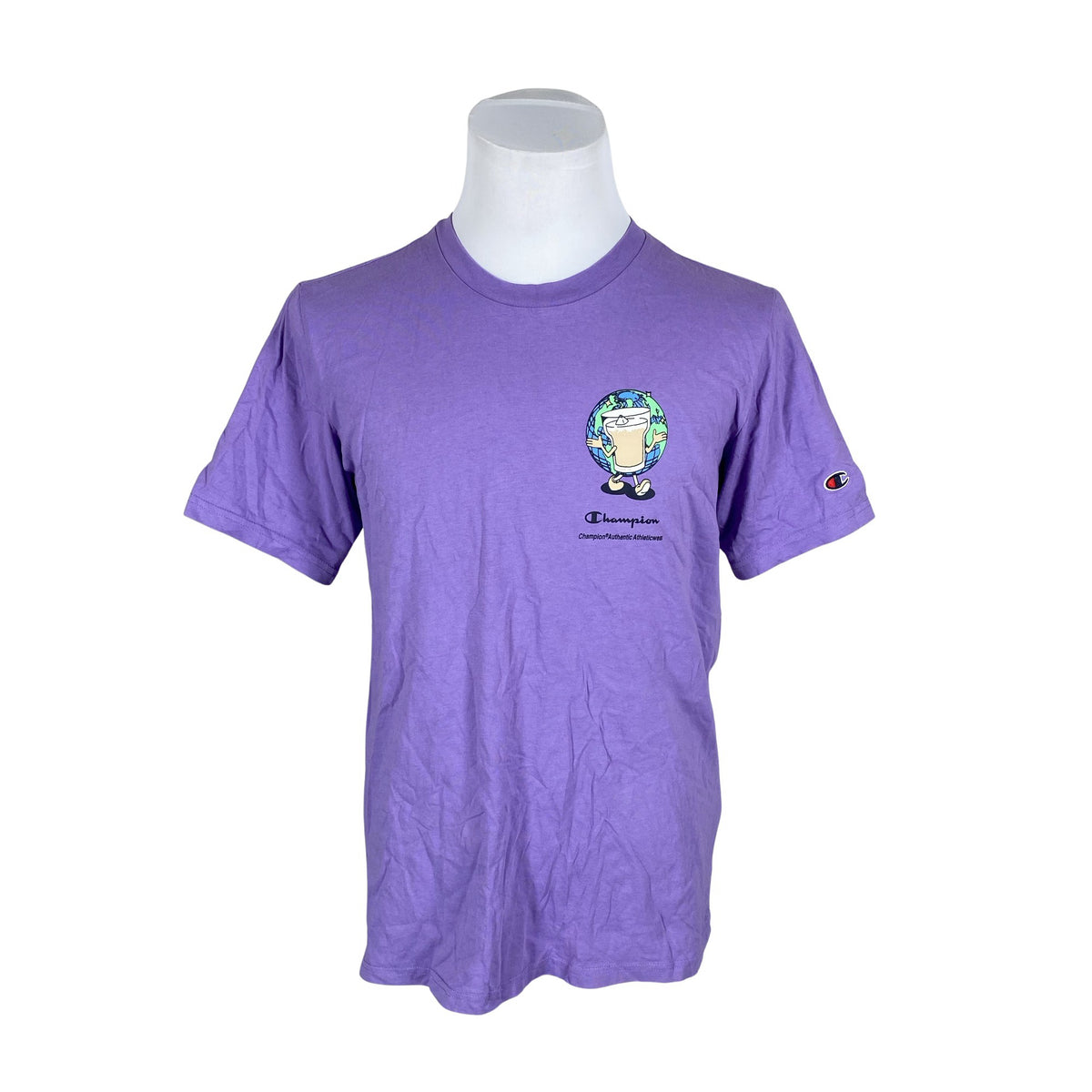 Unisex Champion - T-särk, suurus M - Lilla (1)