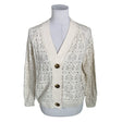 Unisex Saint Tropez - Kardigan, suurus 36 - Valge ()