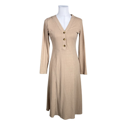 Unisex Dorothy Perkins - Trikotaažist kleit, suurus 36 - Beige ()