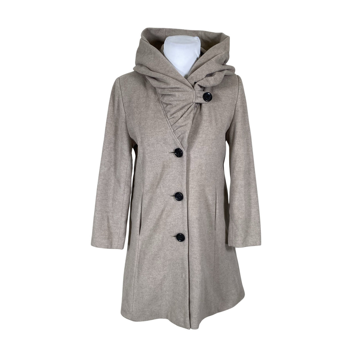 Unisex Erich Fend - Villane mantel, suurus 42 - Beige (1)
