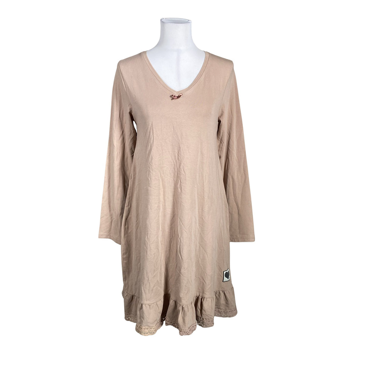 Unisex Blooming - Trikotaažist kleit, suurus 38 - Heleroosa (1)