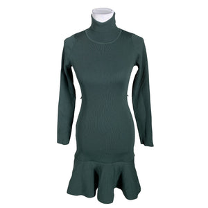 Unisex Karen Millen - Kootud kleit, suurus 38 - Roheline (1)