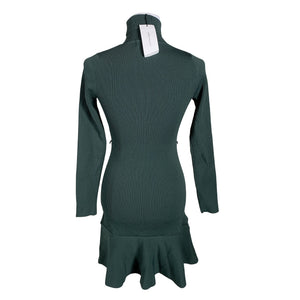 Unisex Karen Millen - Kootud kleit, suurus 38 - Roheline (2)