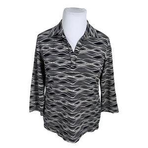 Unisex Nanso - Trikotaažist pluus, suurus 42 - Must (1)