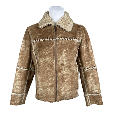 Unisex Jack & Jones - Kunstkarusnahast mantel, suurus L - Pruun ()
