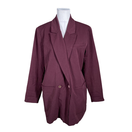 Unisex Fransa - Jakk, suurus 40 - Veinipunane ()