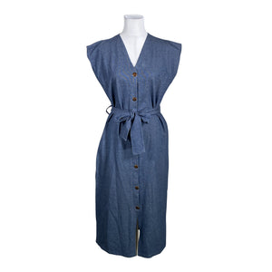 Unisex Aarrelabel - Trikotaažist kleit, suurus 36 - Sinine (1)