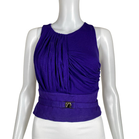 Unisex Versace Collection - Trikotaažist topp, suurus 36 - Lilla ()