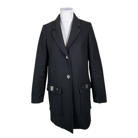Unisex Versace Jeans - Villane mantel, suurus 36 - Must ()