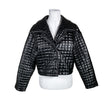 Unisex Na-KD - Tepitud jope, suurus 38 - Must ()